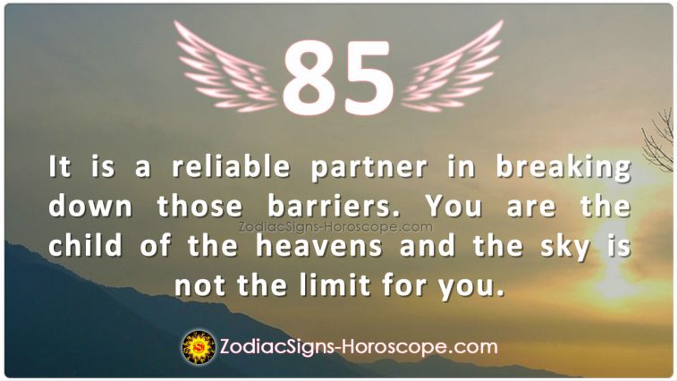 Angel Number 85 meaning