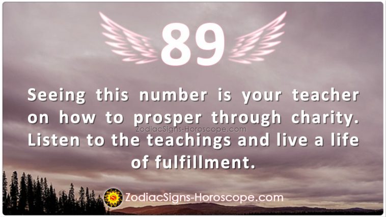 Angel Number 89 meaning