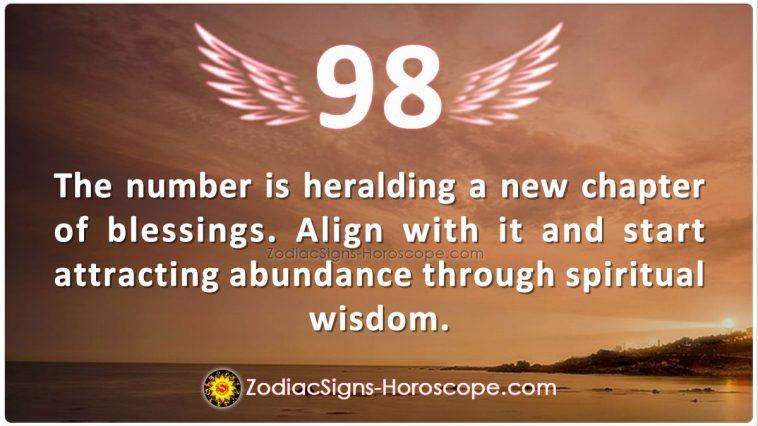Angel Number 98 meaning