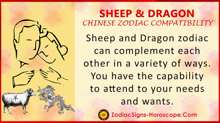 Compatibilidade do zodíaco chinês de ovelhas e dragões