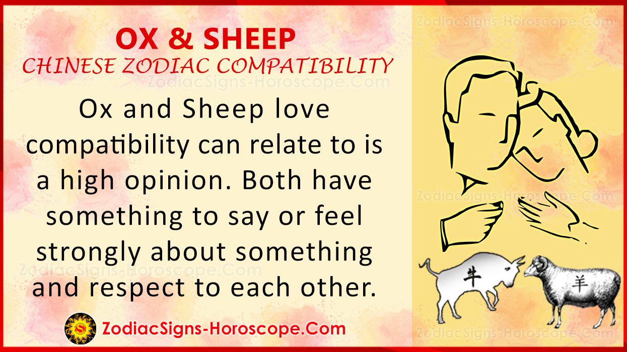 Ox And Sheep Love Compatibility Relationship Traits In Chinese