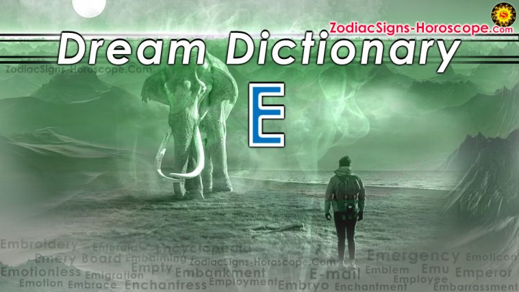 Dream Dictionary of E words - Side 3