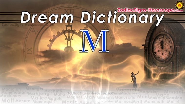 Dictionnaire de rêve des mots M - Page 1