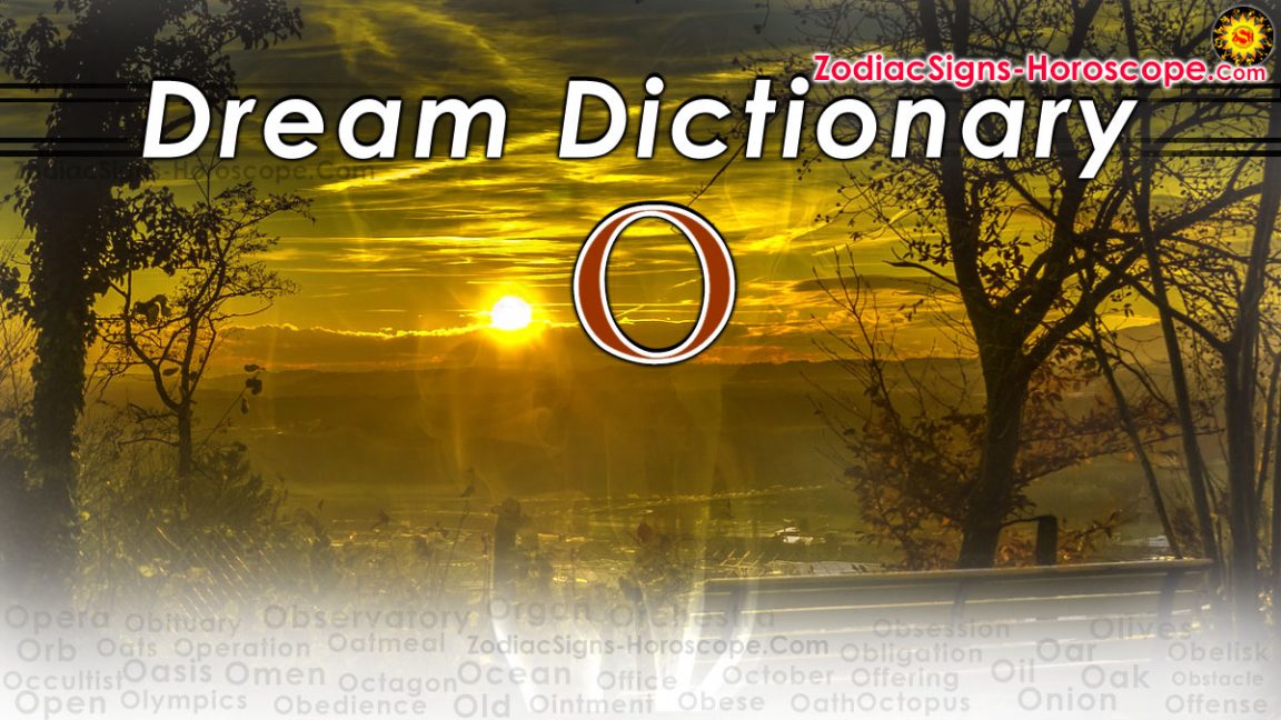 Dream Dictionary O Dream Interpretation of Symbols Starting with O