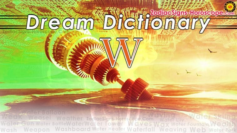 Dream Dictionary of W words - Side 3