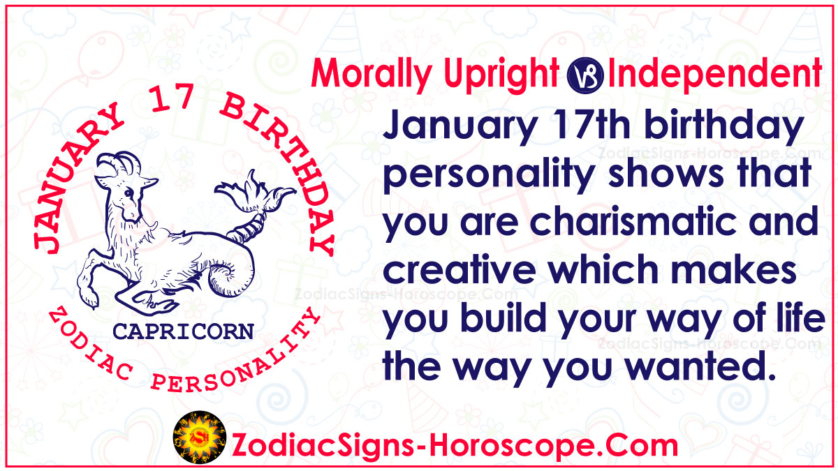 January 17 Zodiac Capricorn Horoscope Birthday Personality And Lucky