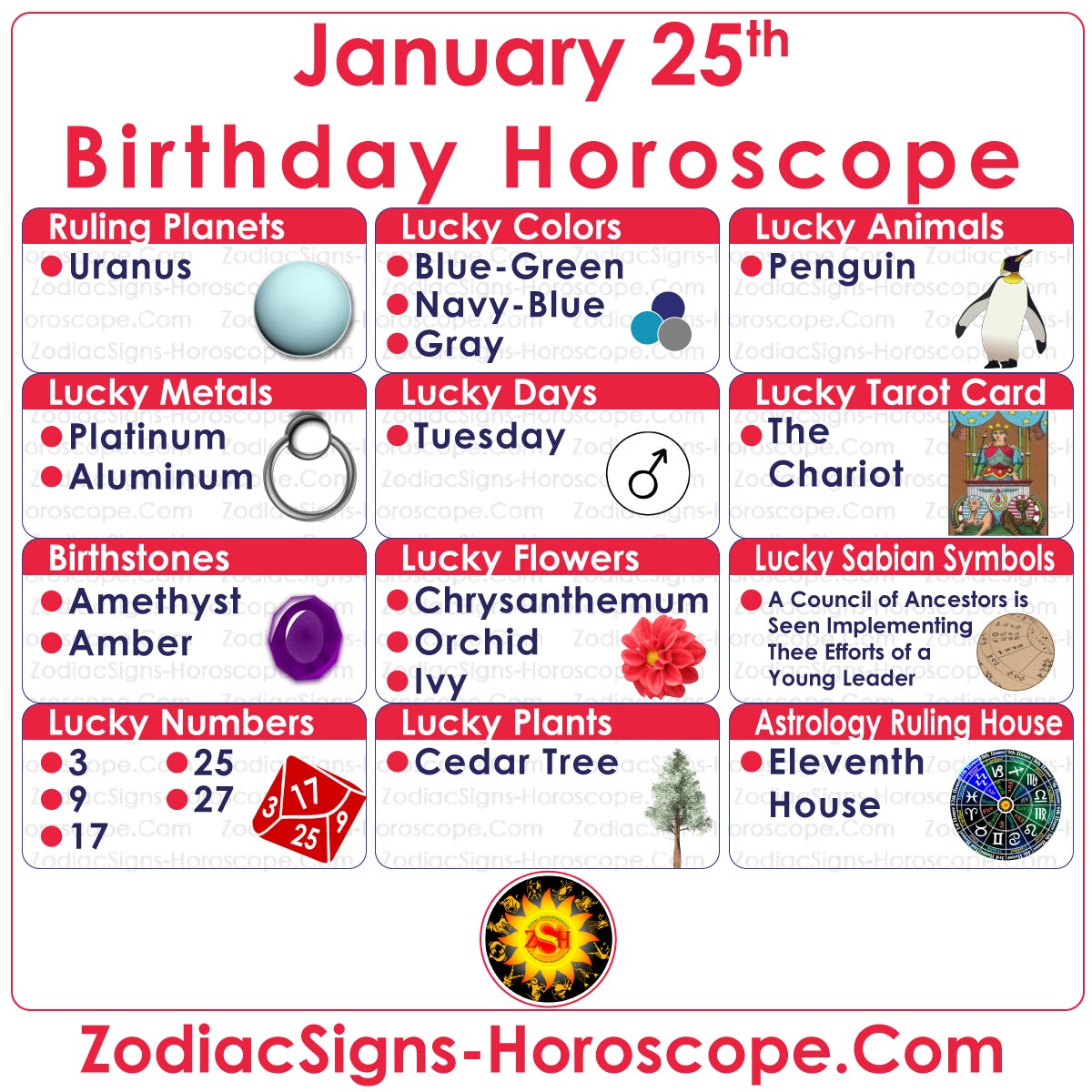 horoscope born january 25