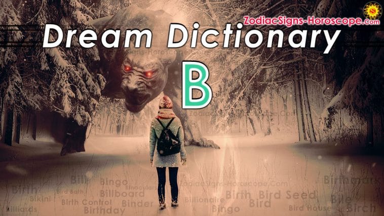 Từ điển từ trong mơ bắt đầu bằng chữ cái B - 10