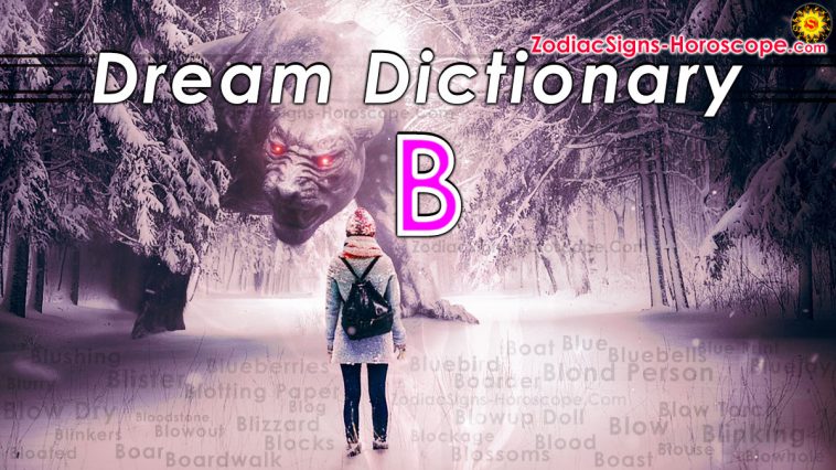 Das Traumwörterbuch beginnt mit dem Buchstaben B - 12