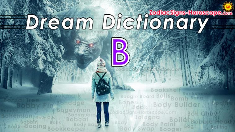 Drømmeordbok med ord begynner med bokstaven B - 13
