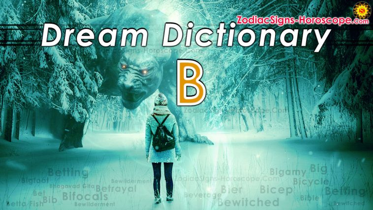 Drømmeordbok med ord begynner med bokstaven B - 9
