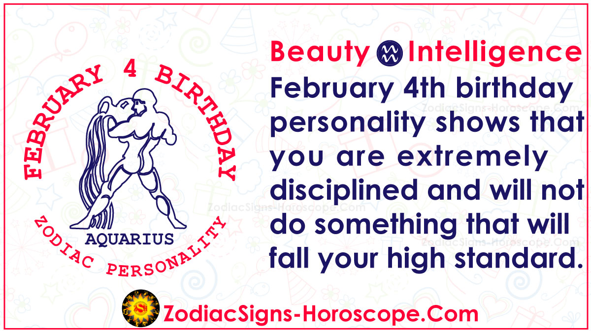 February 4 Zodiac (Aquarius) Horoscope Birthday Personality and Lucky