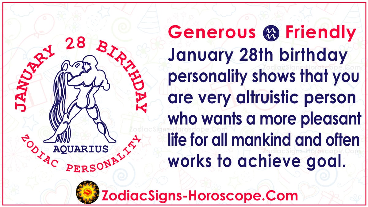 January 28 Zodiac Complete Birthday Personality and 