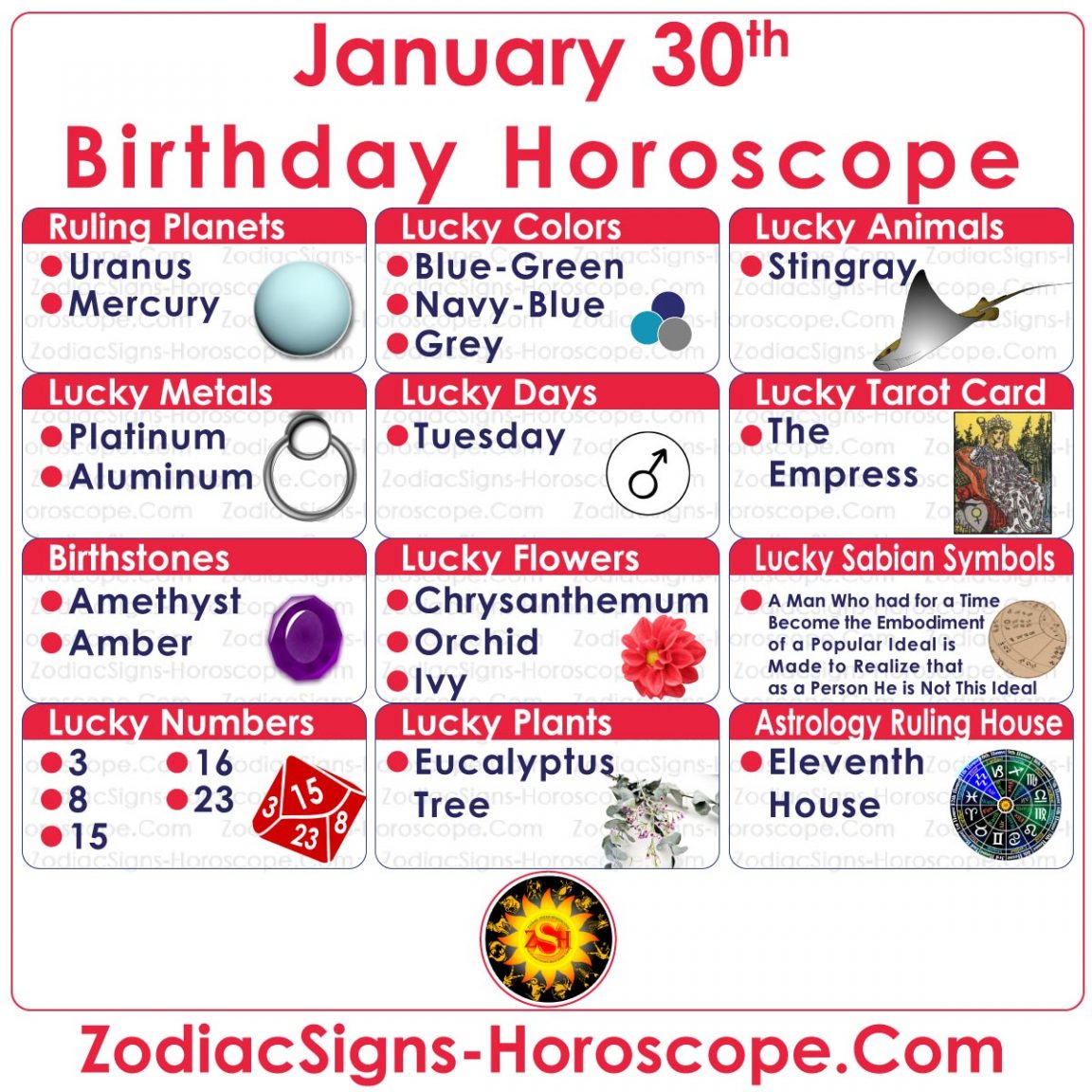 January 30 Zodiac (Aquarius) Horoscope Birthday Personality and Lucky