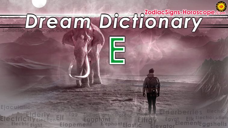 Dream Dictionary of E words - Side 2