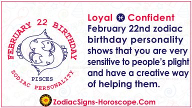 February 22 Zodiac (Pisces) Horoscope Birthday Personality and Lucky