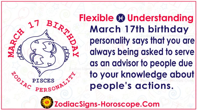 March 17 Zodiac Horoscope Birthday Personality