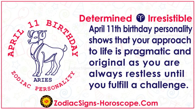 11 avril Zodiac Horoscope anivèsè pèsonalite