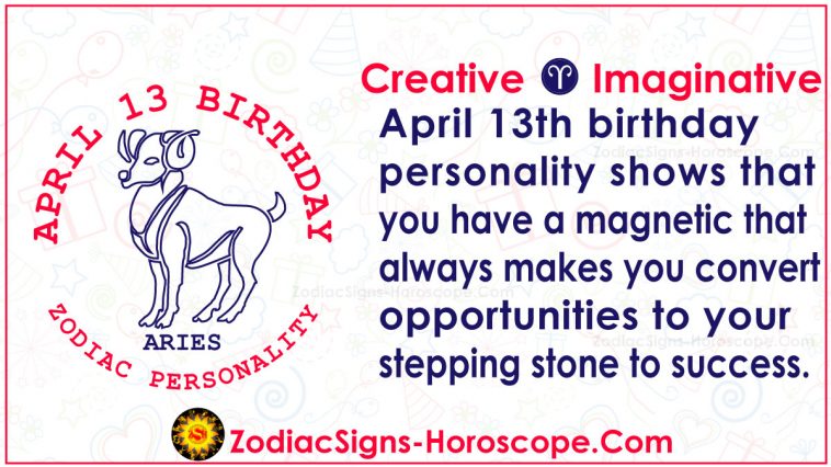 13 avril Zodiac Horoscope Anniversaire Personnalité