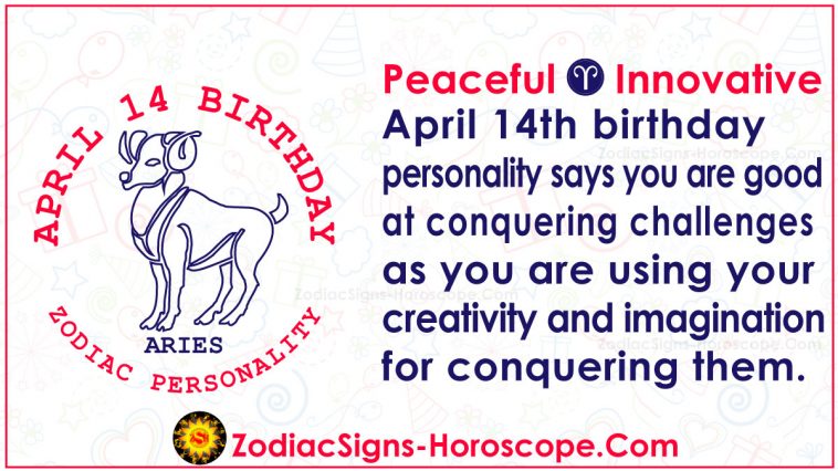 Balandžio 14-osios Zodiako horoskopo gimtadienio asmenybė
