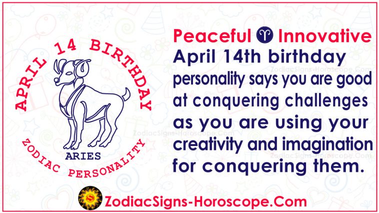 14 avril Zodiac Horoscope Anniversaire Personnalité