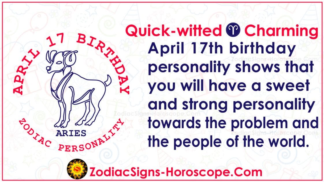 April 17 Zodiac (Aries) Horoscope Birthday Personality and Lucky Things