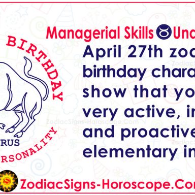 April 26 Zodiac – Full Horoscope Birthday Personality ZSH