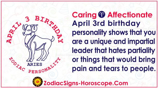 April 3 Zodiac (Aries) Horoscope Birthday Personality and Lucky Things