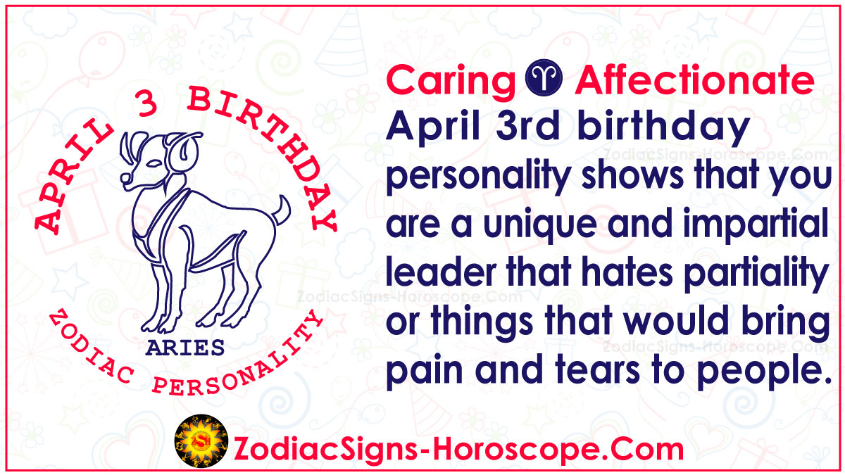 April 3 Zodiac (Aries) Horoscope Birthday Personality and Lucky Things