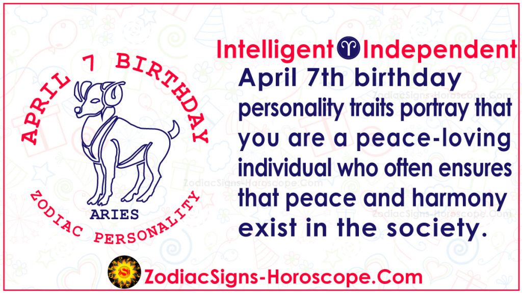 April 7 Zodiac (Aries) Horoscope Birthday Personality and Lucky Things