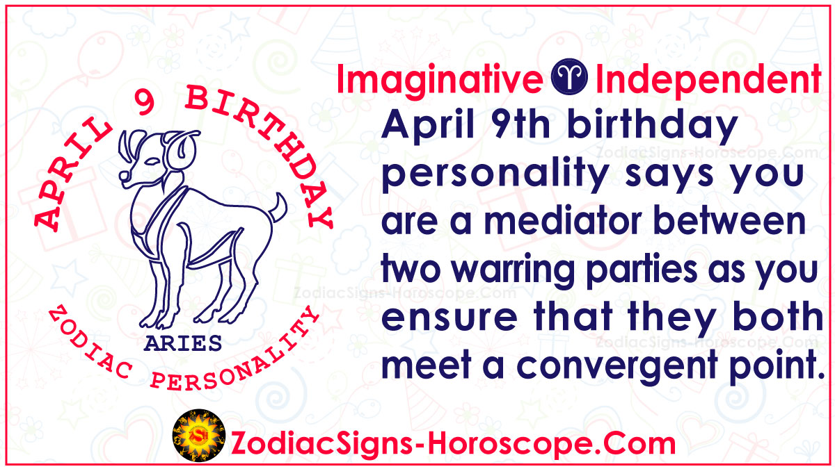 April 9 Zodiac (Aries) Horoscope Birthday Personality And Lucky Things
