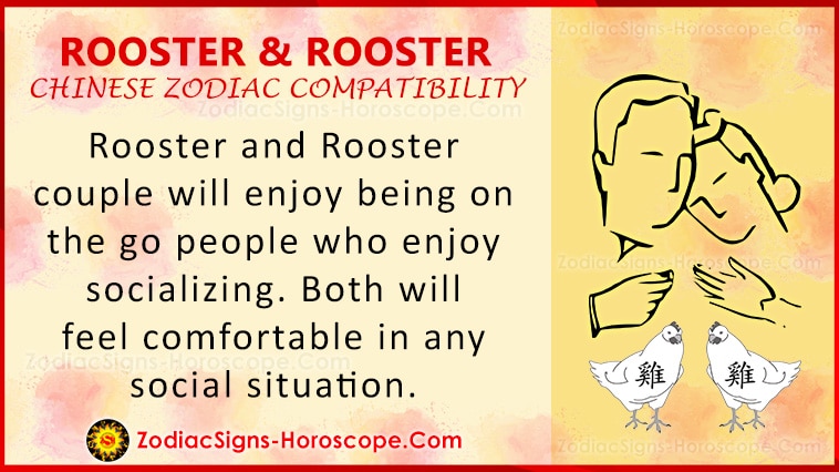 Rooster and Rooster love compatibility