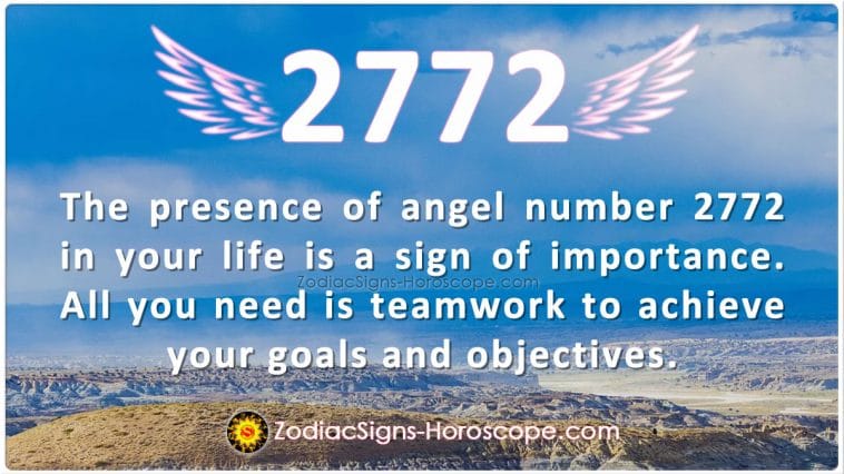 Engel Nummer 2772 Bedeutung