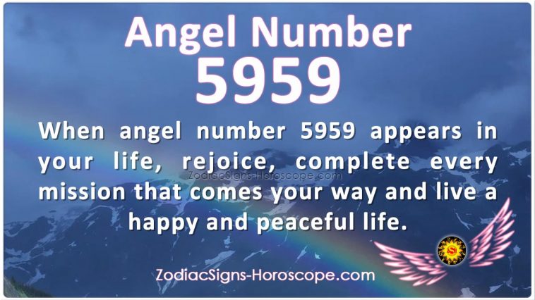 Significado do anjo número 5959