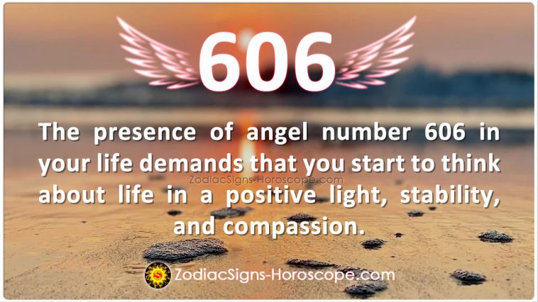 Significado do anjo número 606