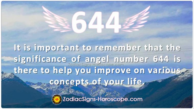 Anghel Number 644 Meaning