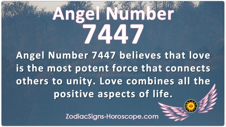 Ý nghĩa số 7447 của thiên thần
