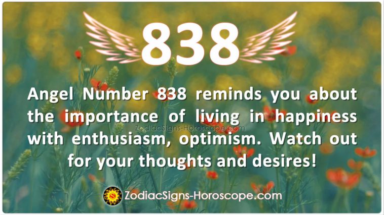 Angel Number 838 Meaning