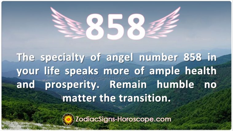 Angel Number 858 Meaning