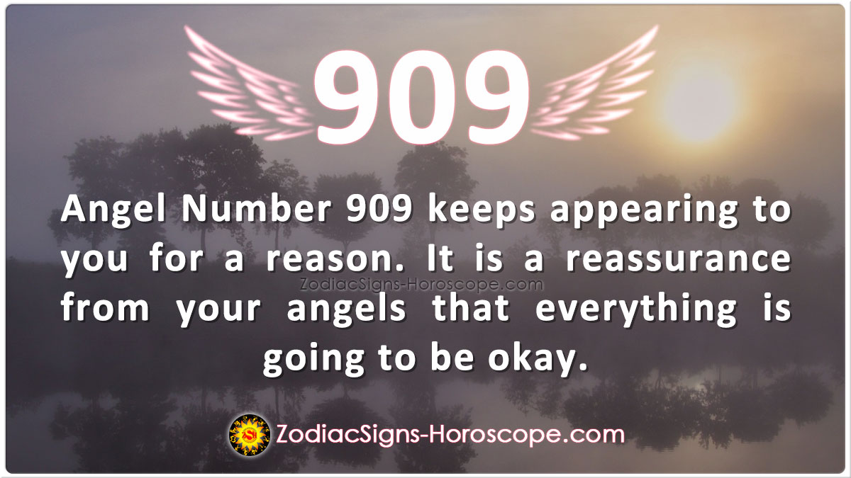 Angel Number 909 will support you and guide you in the right direction