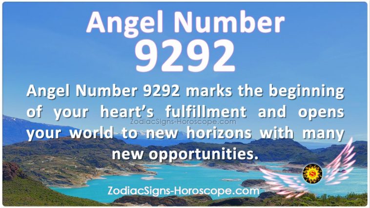 Angel Number 9292 Meaning