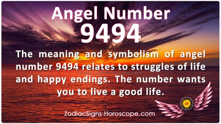 Significado do anjo número 9494