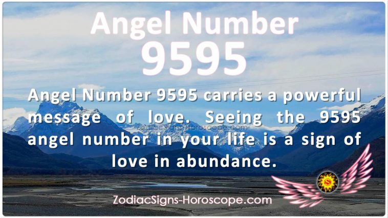 Significado do anjo número 9595