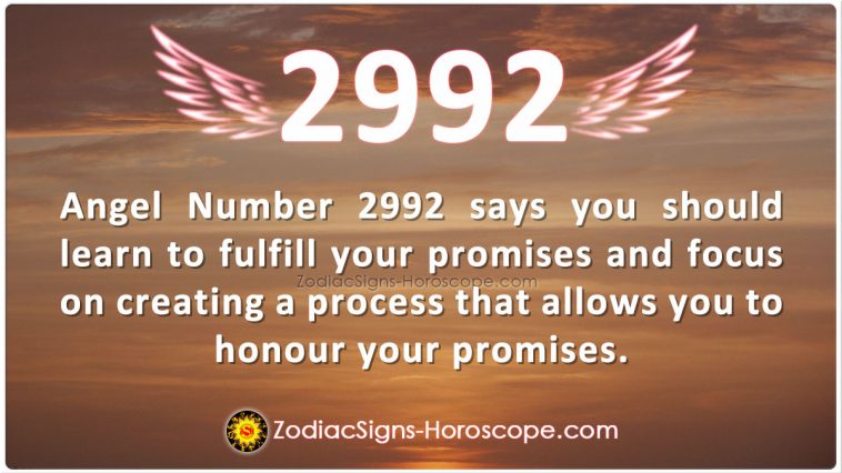 Angel Number 2992 Meaning