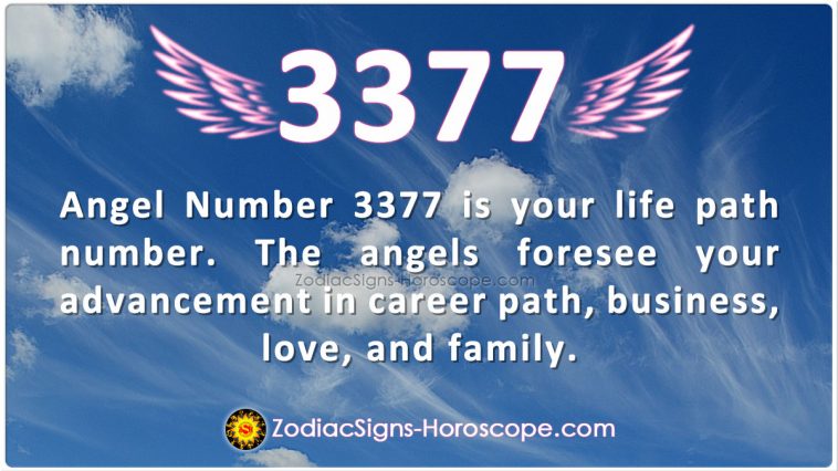 Signification du nombre angélique 3377