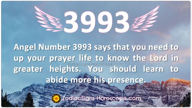 Angel Number 3993 Meaning