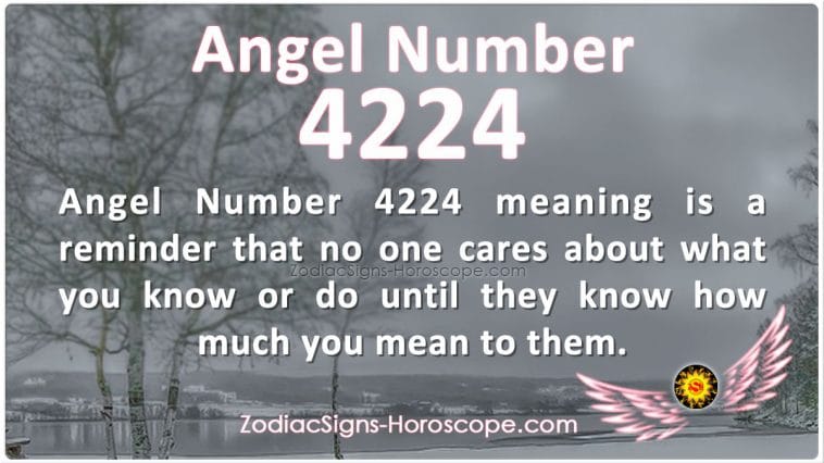 Significado do anjo número 4224