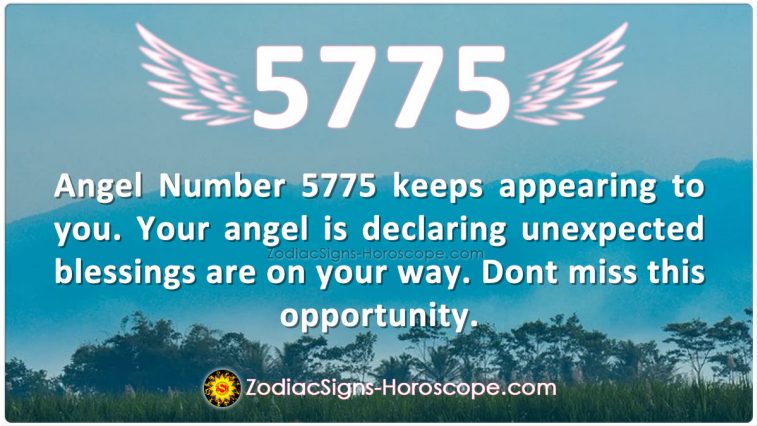 מלאך מספר 5775 משמעות
