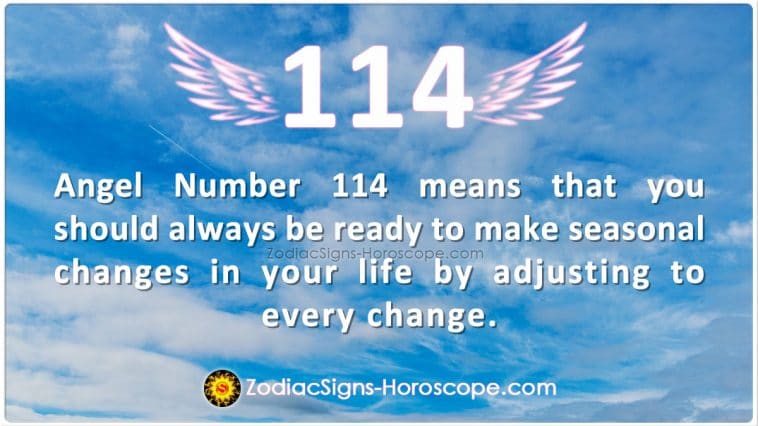 Significado do anjo número 114