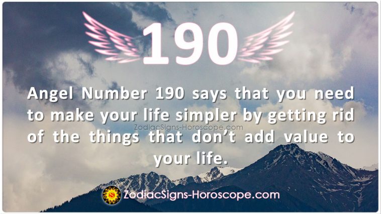 Angel Number 190 Meaning